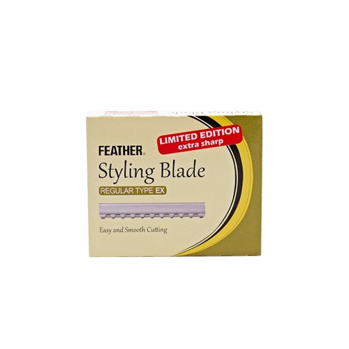 Feather Blad Gul Extra Sharp 10-p