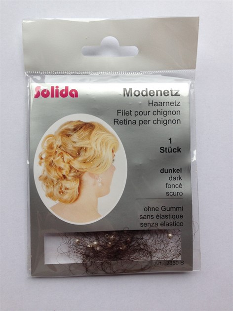 Hårnät Mörkt Med Pärla