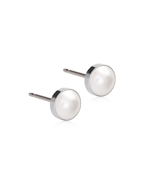 ST Bezel Pearl 6 mm, White