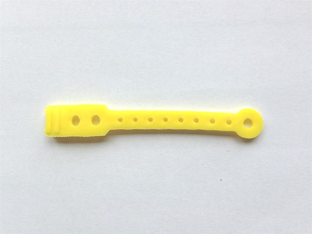 Gula Permgummiband Långa Platta 50-p