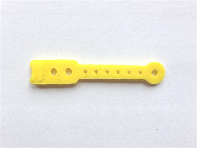 Gula Permgummiband Korta Platta 50-p