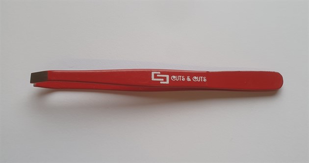 Pincett Cuts & Cuts Röd Rak