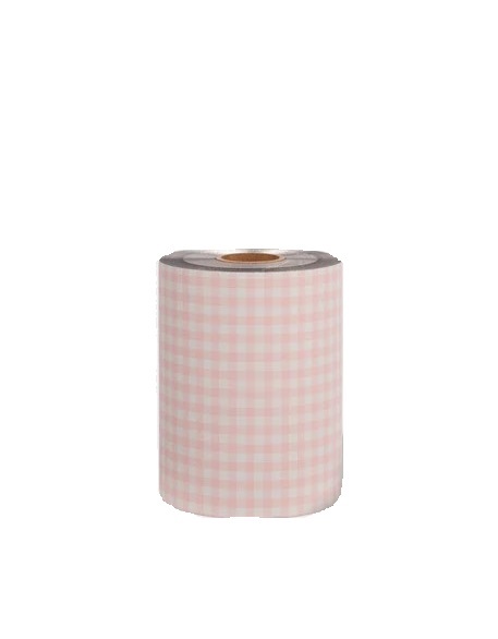 Framar Embossed Roll Medium Gingham Rose