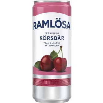 Ramlösa Körsbär Kolsyrat Vatten 33cl