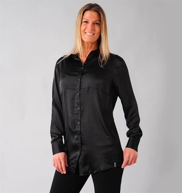 Rionoir Shirt Satin Lady Extra Small